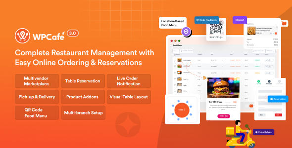WP Cafe | Restaurant Reservation, Food Menu and Food Ordering for WooCommerce