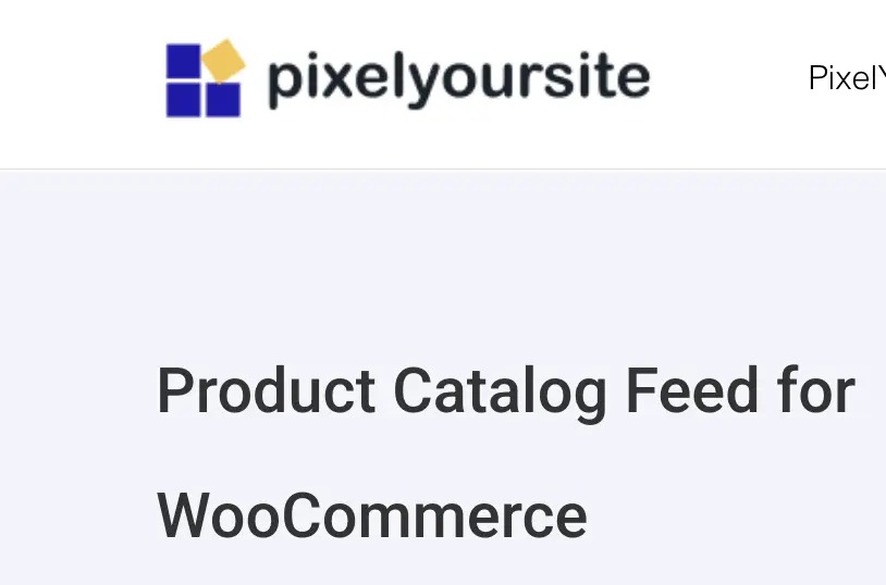 Product Catalog Feed Pro – PixelYourSite