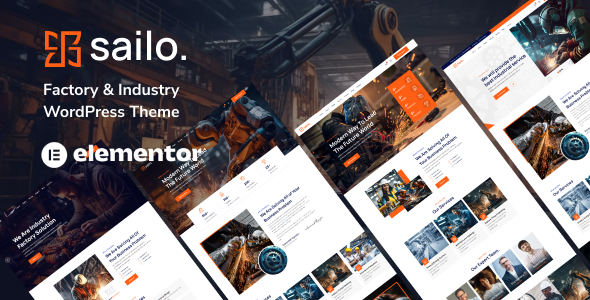 Sailo – Factory & Industry WordPress Theme